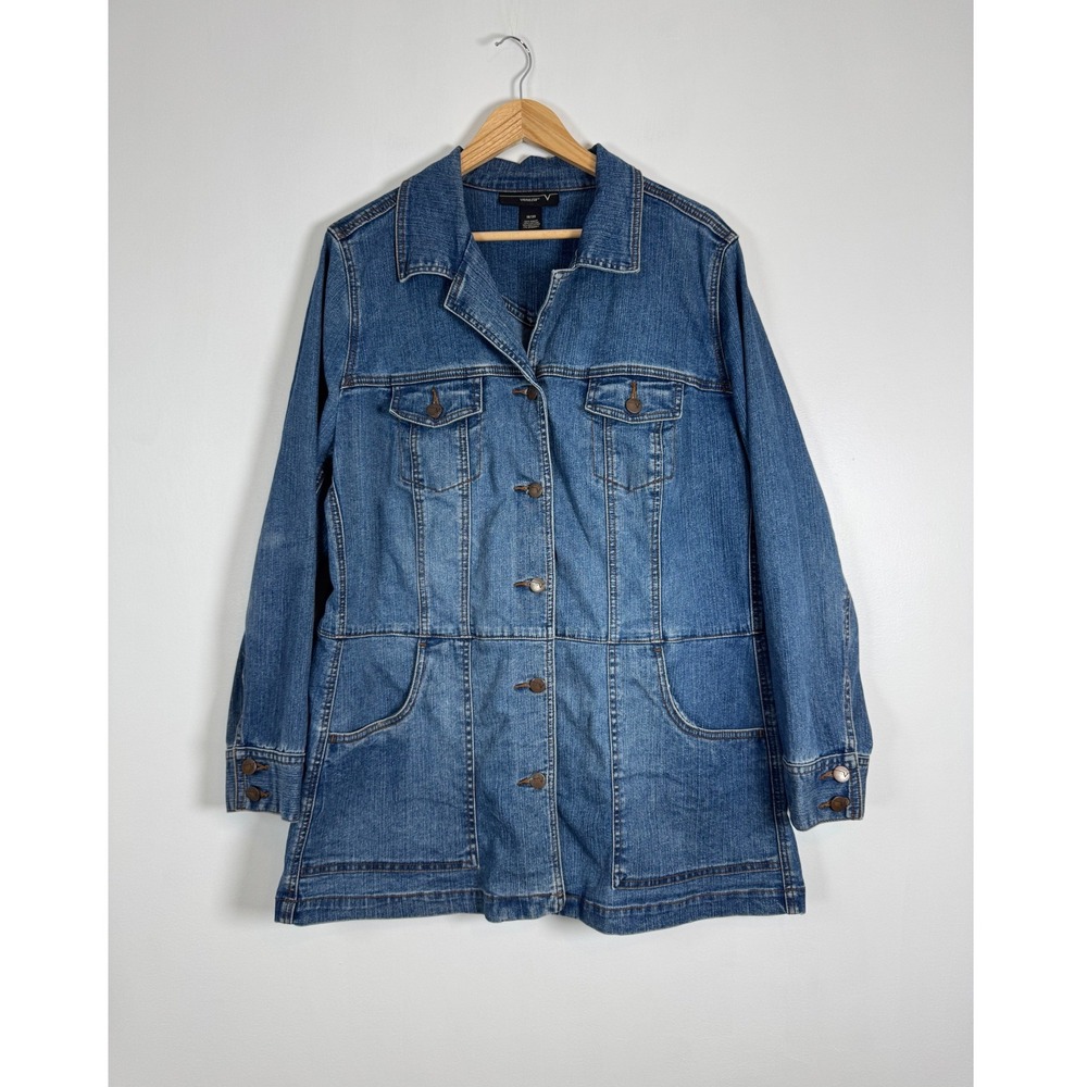 Classic Barncore Venezia Womens 18/20 Denim Chore Coat Blue Utility Field Jacket